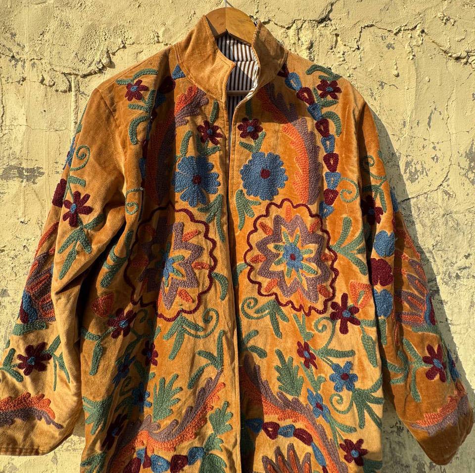 bhavnas boutique - Wholesale Jacket - Women's - Handcrafted Cotton Suzani Jacket Bohemian Style Coat Jacket 7