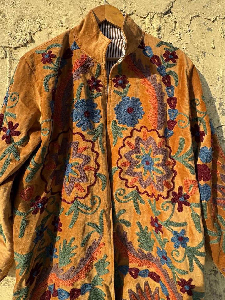 bhavnas boutique - Wholesale Jacket - Women's - Handcrafted Cotton Suzani Jacket Bohemian Style Coat Jacket 7