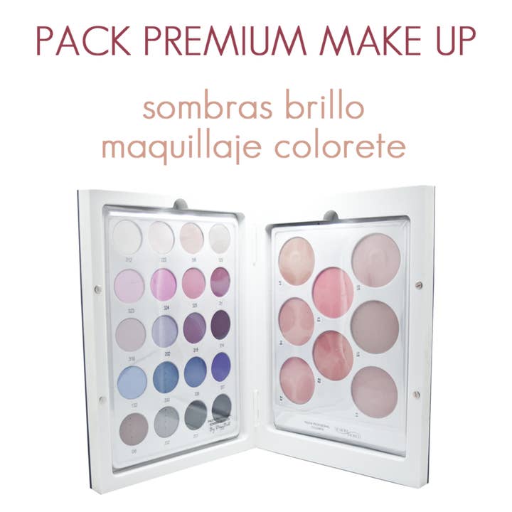 sesioMWorld - M·O·I Professional - Wholesale Eyeshadow palette - Premium Pack Shimmer and Blush Shadow Palette