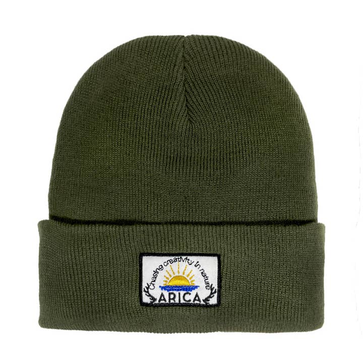 Portland Green Beanie for wholesale by Arica Brand