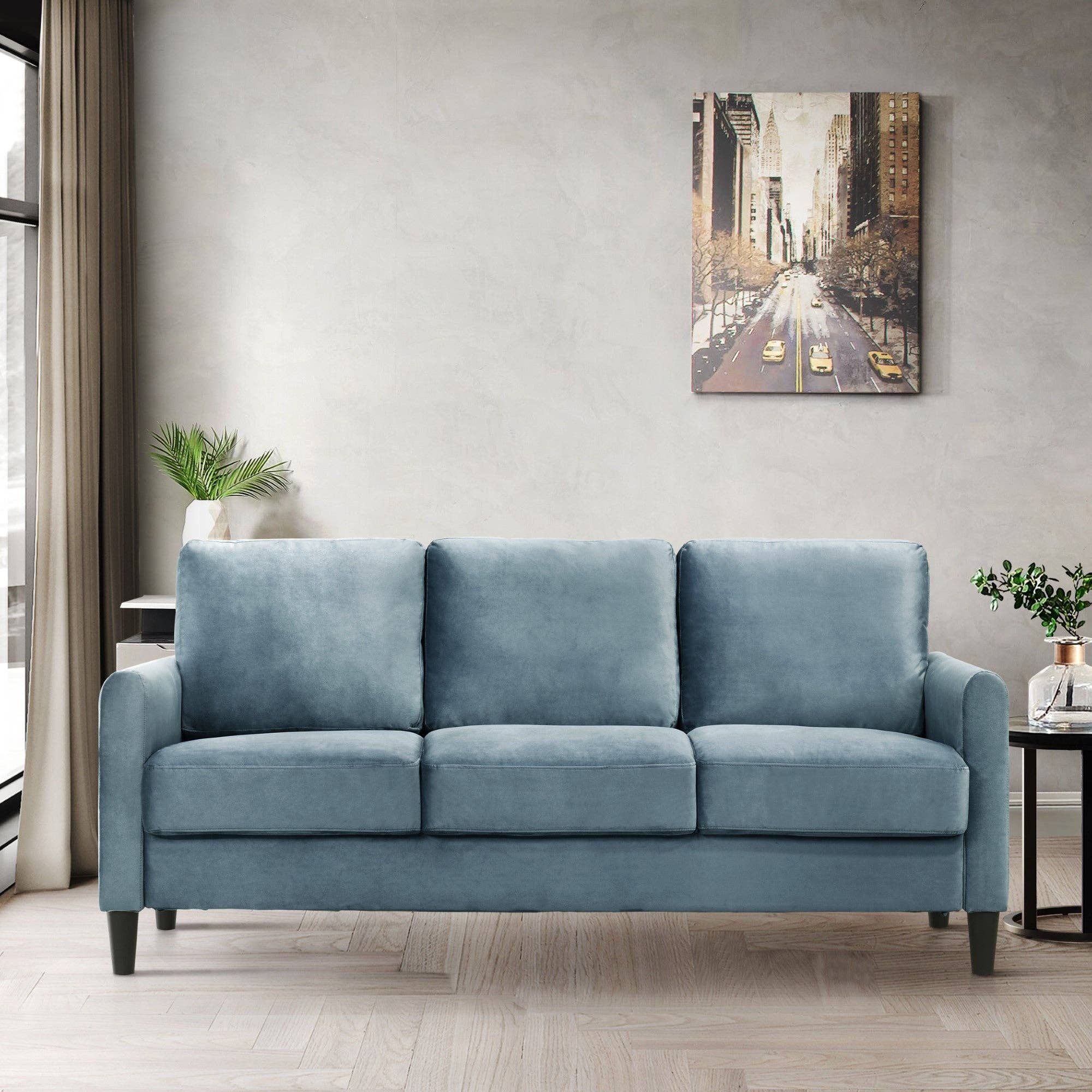 Home Design - Wholesale Sofa - Home Design Airell Velvet Arm Sofa11