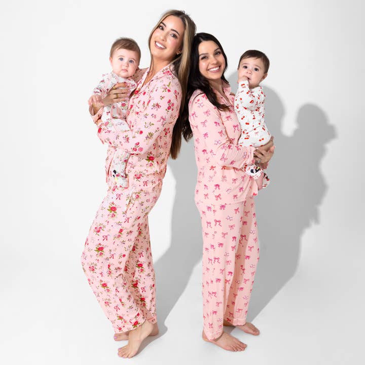 Bellabu Bear – wholesale Pyjamasset - Dam – Bows & Blooms Bambus Damernas Pyjamaset5