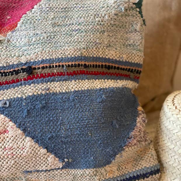 NOMAD BY LIV - Wholesale Throw/Decorative Pillow - Handmade Boucherouite Cushion - cover, colorful6