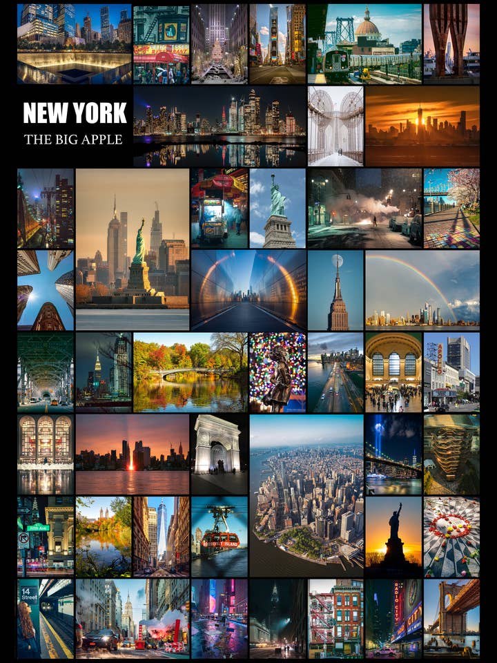 Affiche de montage New York pour la vente par Posters & Puzzles