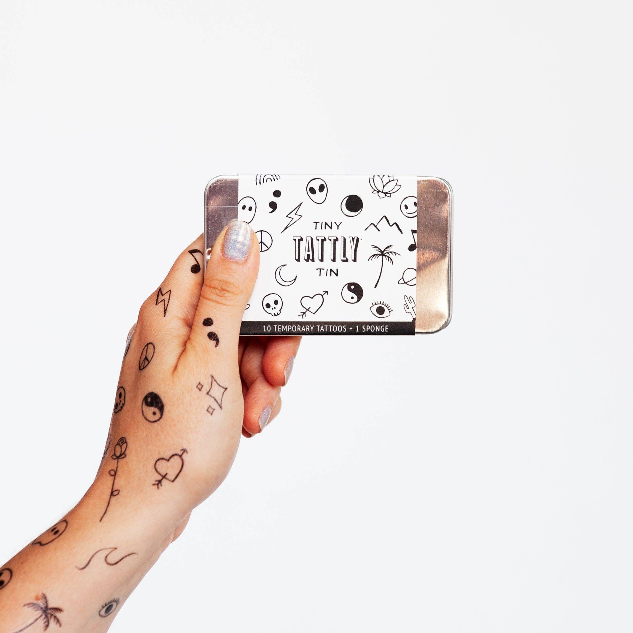 Tattly - Wholesale Temporary Tattoo - Tiny Flash Art Tattoo Tin1