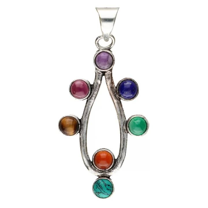 Pendant in Silver Plating -C47- for wholesale by Vives de la Cortada S.L