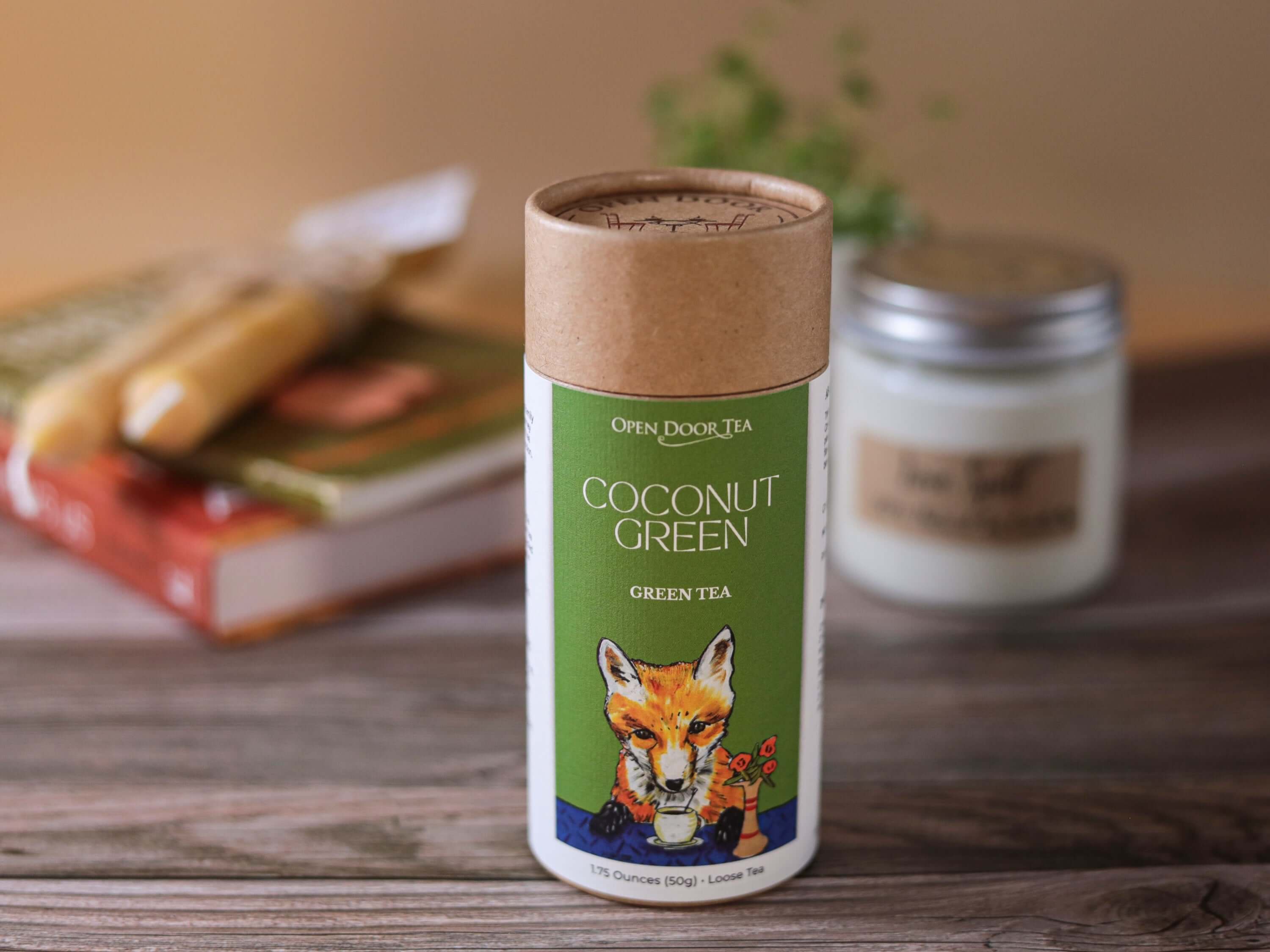 Open Door Tea - Wholesale Loose Tea - Coconut Green | Green Tea | Bulk or Retail2