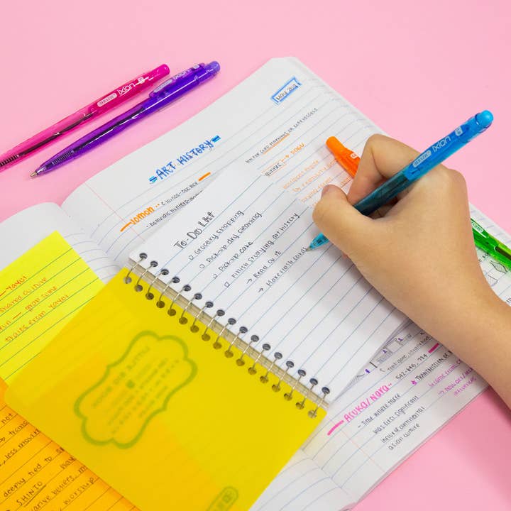 Luna Office Supply - Everyday Essential - Wholesale Notebook - 4" x 5.5" Poly Cover Spiral Fat Book4