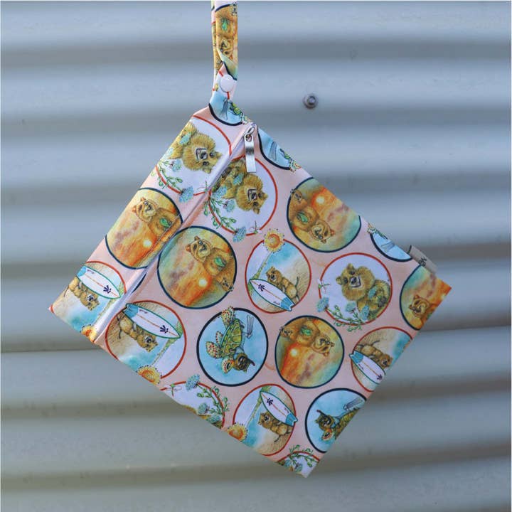 'Connie' Mini Wet Bag for wholesale by Earthside Eco Bums