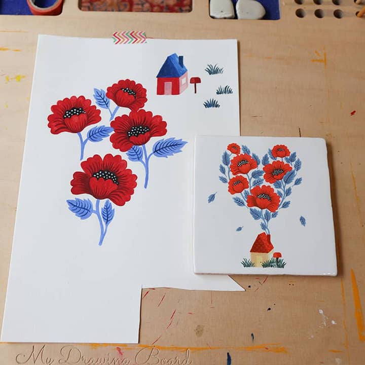 StoryTiles - Vente Carrelages muraux - Où il y a de l'amour | StoryTiles art on tile2