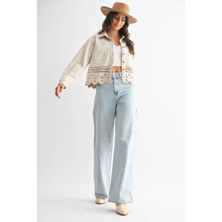 Camellia - Wholesale Jacket - Women's - LASERCUT DETAILING JACKET2