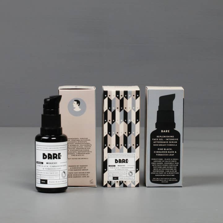 REPLENISHING FACE GEL (INTENSIVE AFTERSHAVE SERUM) - BARE for wholesale by DAN300