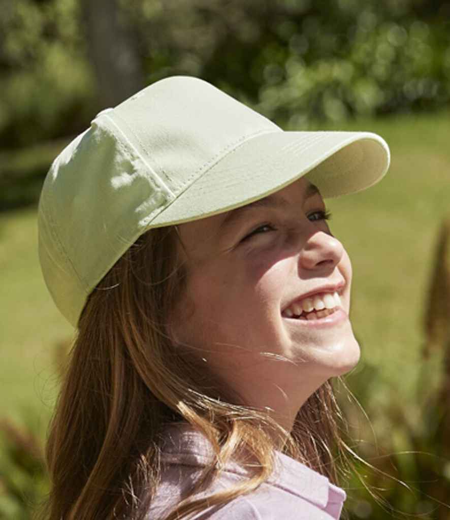 Pierre Francis – Großhandel Basecap – Kinder – Beechfield Kinder Cap aus 100% Bio-Baumwoll-Twill mit 5 Panels7