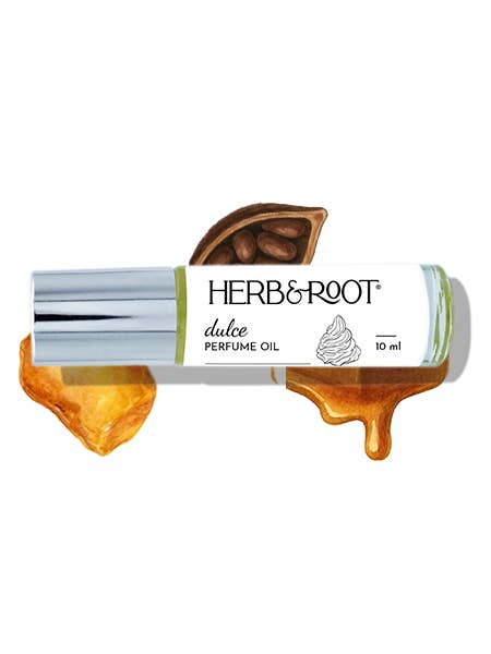 Dulce Perfume Oil- Caramel, Cocoa, Amber for wholesale by Herb & Root
