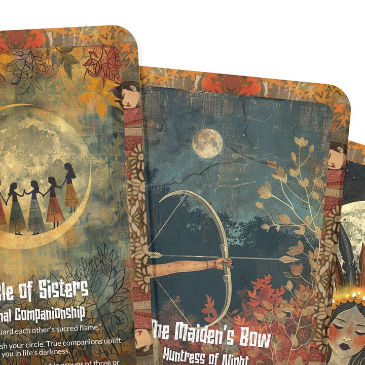 Ibiza Tarot USA - Wholesale Tarot Cards - Oracle of the Moon Maidens Lunar Spirit Deck – 22 Cards8