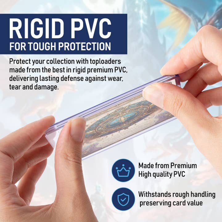 Invested Alliance LLC - Wholesale Playing Cards - 130PT - 100 Pack Premium Top Loaders5