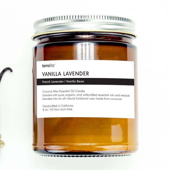 VAINILLA LAVANDA - vela de aceite esencial para venta al por mayor de Terralite
