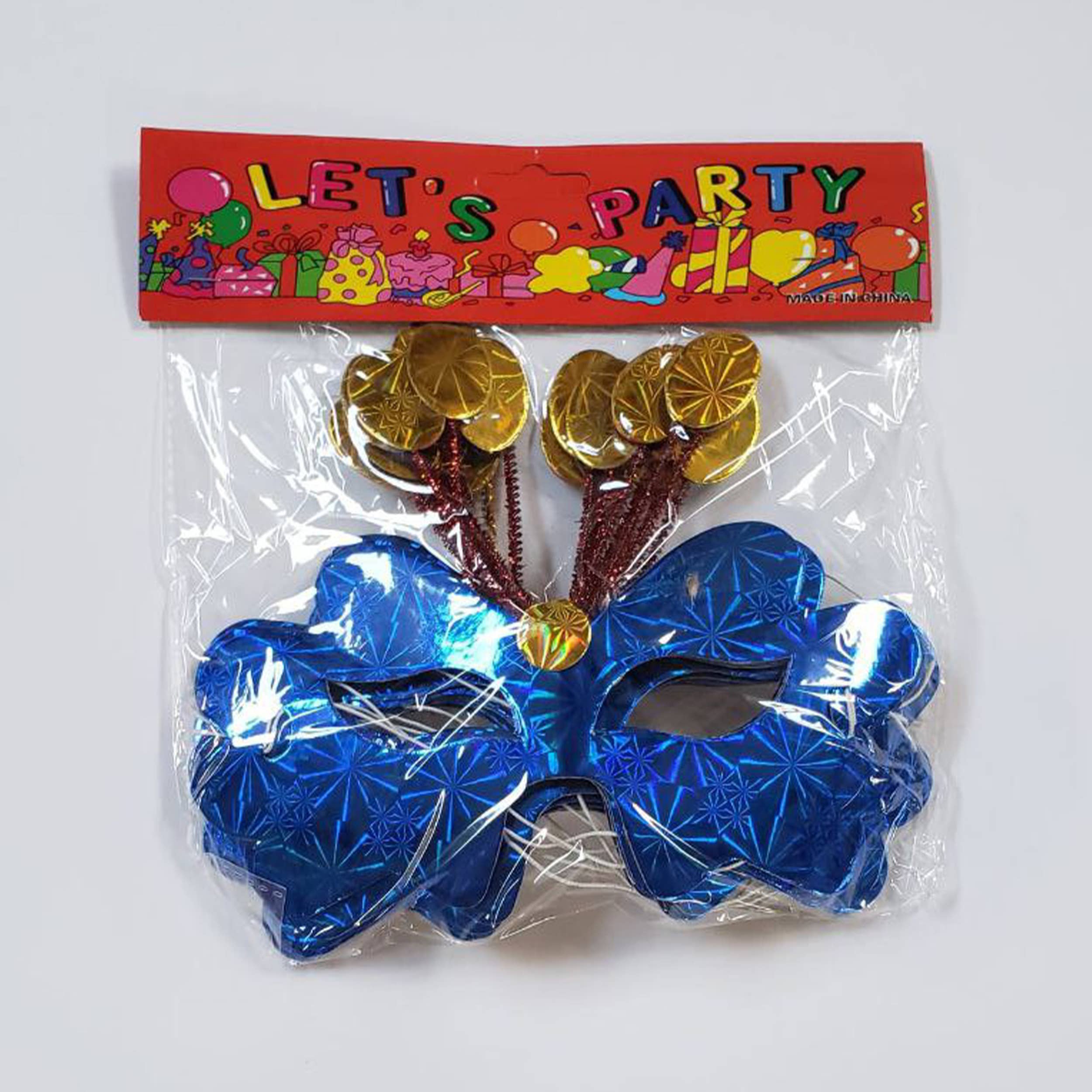 Holiday Farm - Wholesale Costume - Unisex - Masquerade Glitter Eye Mask  In Bulk2
