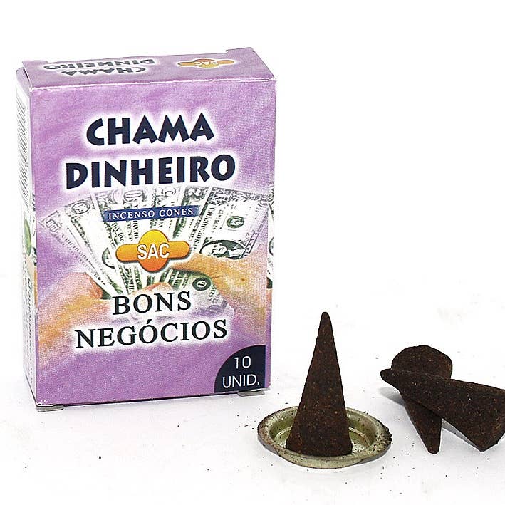 Inc. Cone Chama Money (6 units) for wholesale by Esoterica Arte