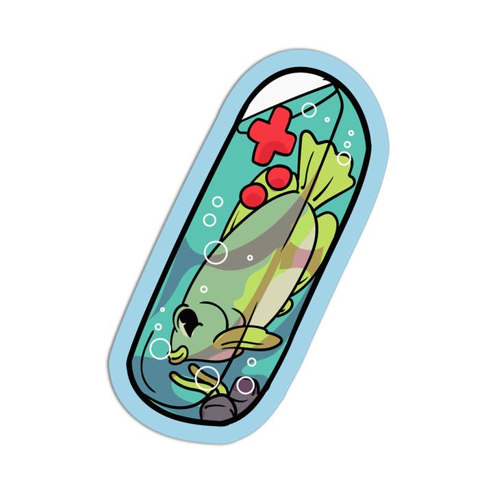 Capsule Koi-vistank textuurstickers voor wholesale door Girls Printing House