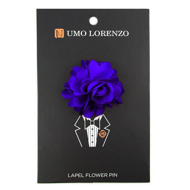 Selini New York - Wholesale Lapel Pin/Button - Solid Mini Bouquet Clutch Back Flower Lapel Pins18