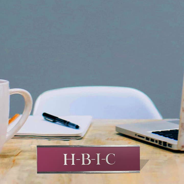 Calm Down Caren - Wholesale Desk/Tabletop Sign - H-B-I-C - Office Desk Plate