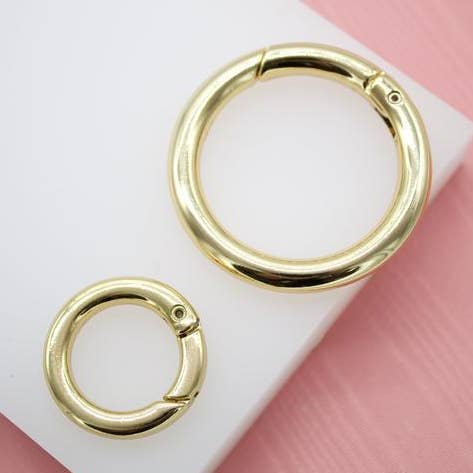 MIA Jewelry - Wholesale Sluiting - 18K goud gevulde grote kleine sluiting, zelfsluitende haak (A75)0