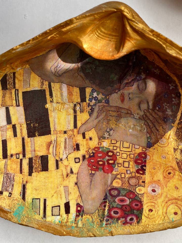 Musling Shell Ring nipsting parabol brudepige Housewarming Gave for engroshandel hos BazaarZauber