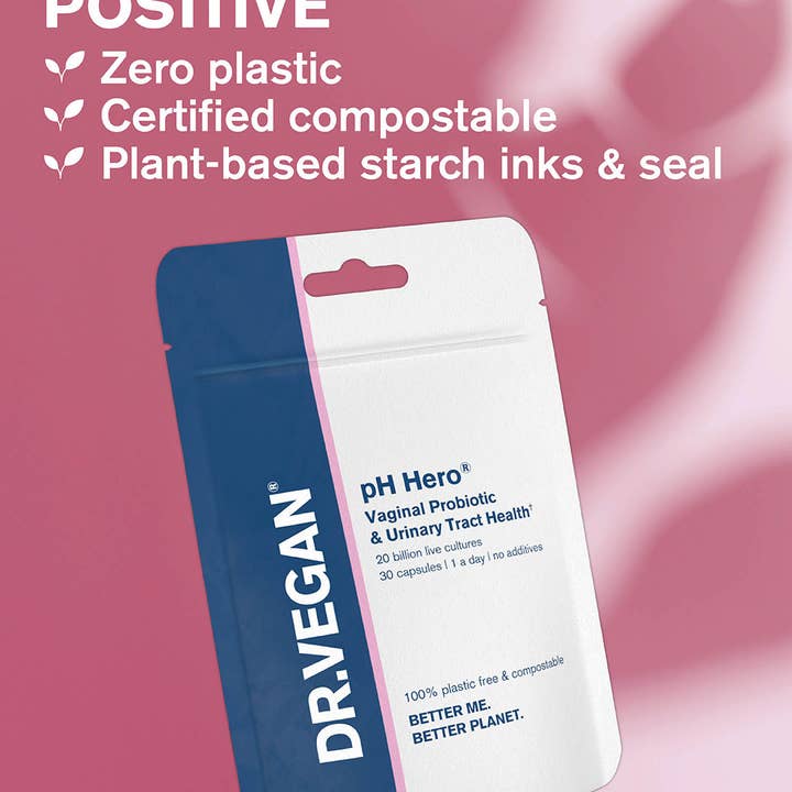 DR.VEGAN - Wholesale Oral Supplement/Vitamin - pH Hero® | 30 Capsules | Vaginal Health & UTI Support4