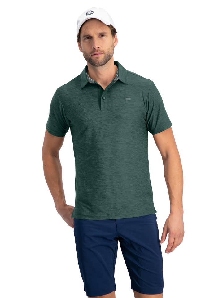 Three Sixty Six - Wholesale Polo - Men's - Men's Quick Dry Golf Shirts - Short Sleeve, Athletic Polo
