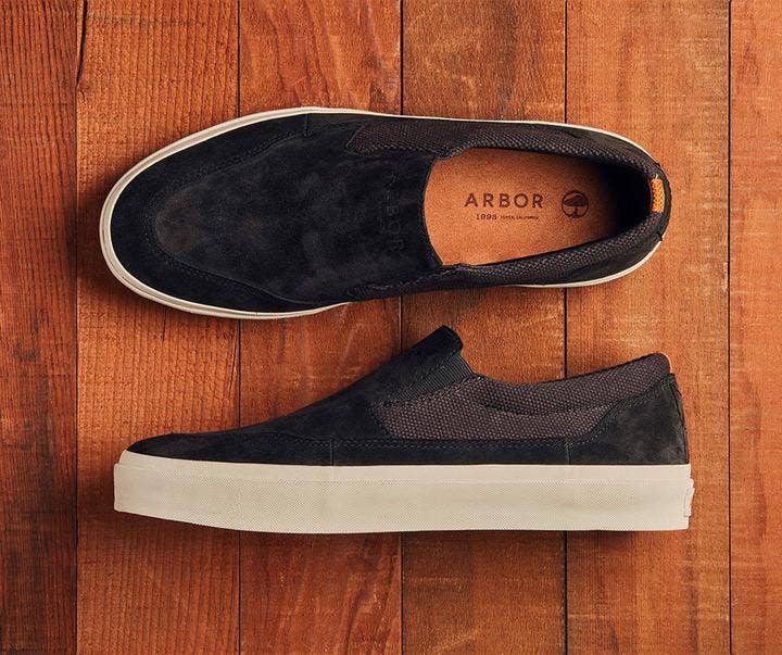 Arbor - Wholesale Slip On Sneakers - Men's - Venice Vintage Black/Off White - Shoe5