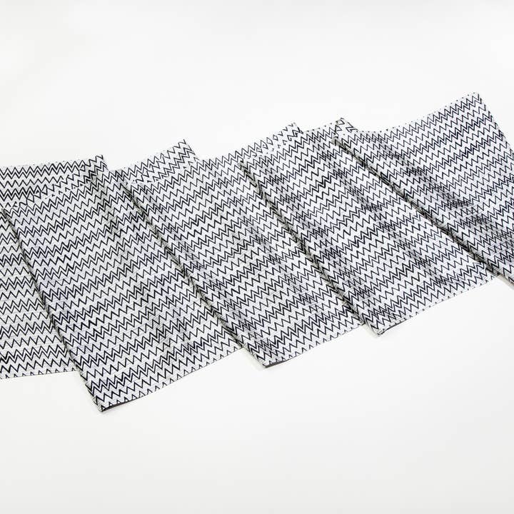 Men's Scarves - Black White for wholesale by Harshita's Designs