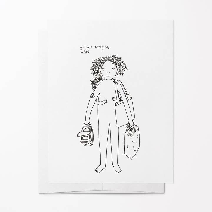 Carrying A Lot for wholesale by Sow & Tarry Studio