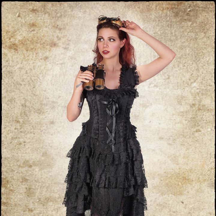 Gothic Spitzenkleid für den Großhandel von Western Fashion