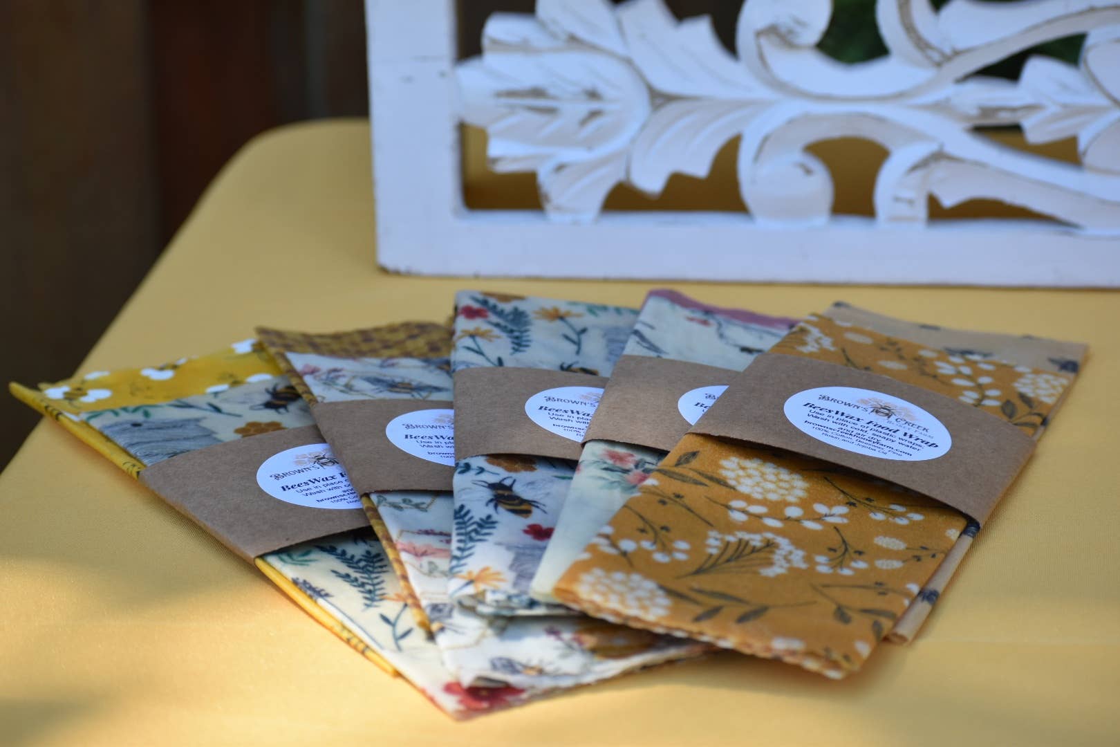 Brown's Creek Honey Farm - Venta al por mayor Bolsa/envoltorio de alimentos - Envoltura de alimentos de cera de ab2