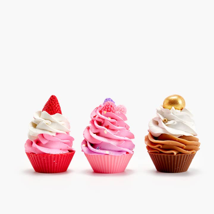 SOAP CHERIE - Wholesale Bar Soap - Mini Trio Cupcake Soap2