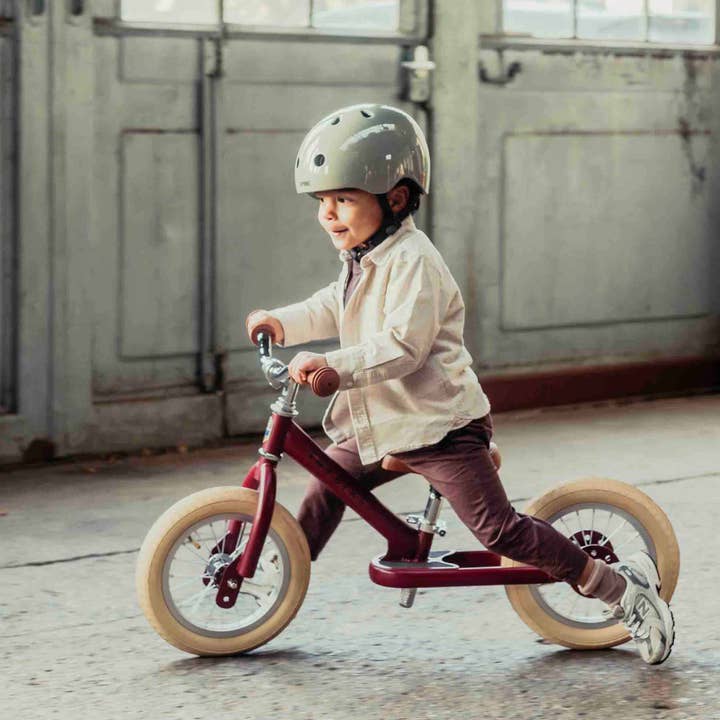 Hippychick - Wholesale Bike/Scooter - Kids - Trybike - Matte 2 In 1 Balance Trike - Vintage Red