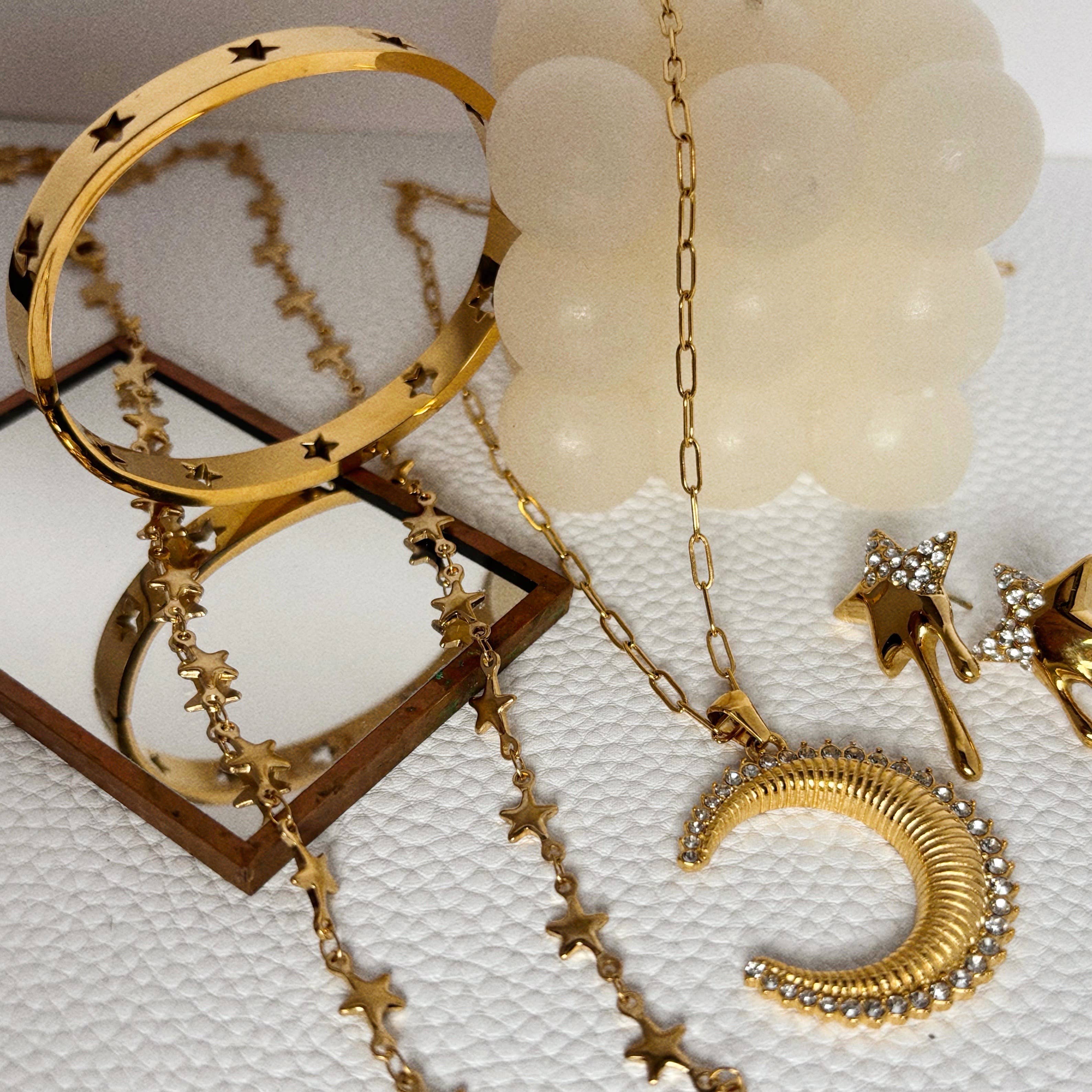 Kismet Showroom – wholesale Pendant/charm necklace – Star Dust Layering Chain4