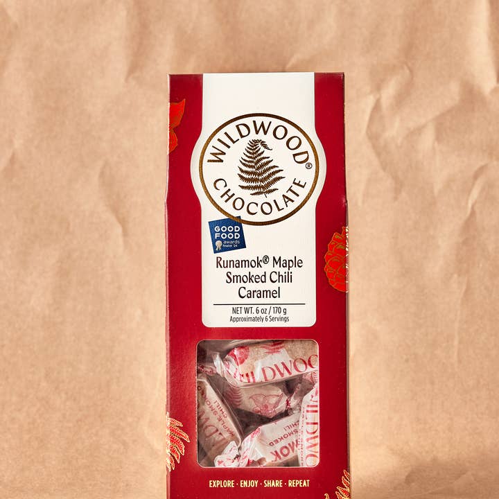Wildwood Chocolate - Wholesale Caramel - Runamok Smoked Chili Caramel Box3