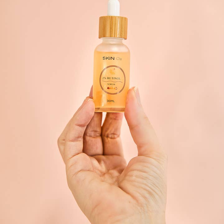 Skin O2 - Wholesale Facial Serum/Concentrate - 2% Retinol Fullerene Serum