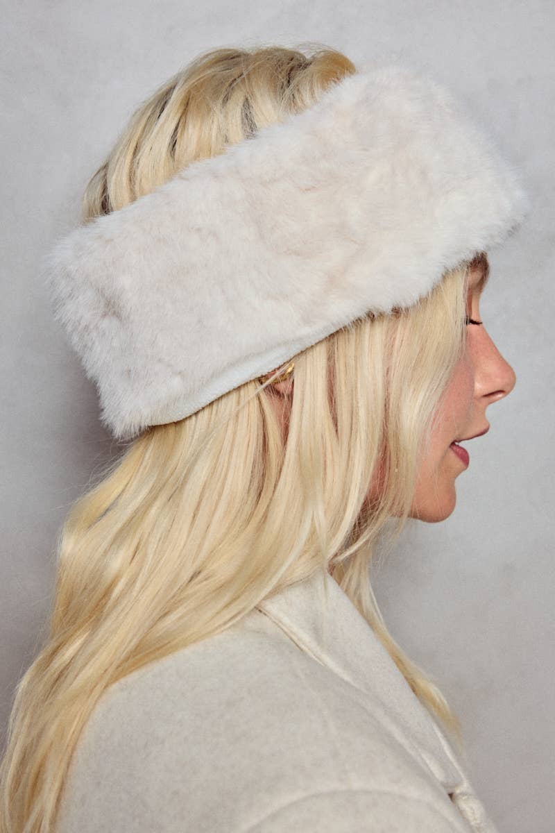 BYREN | ÉLINE L'ATELIER - Wholesale Fashion Headband - Women's - Faux Fur Headband MJ208SD3
