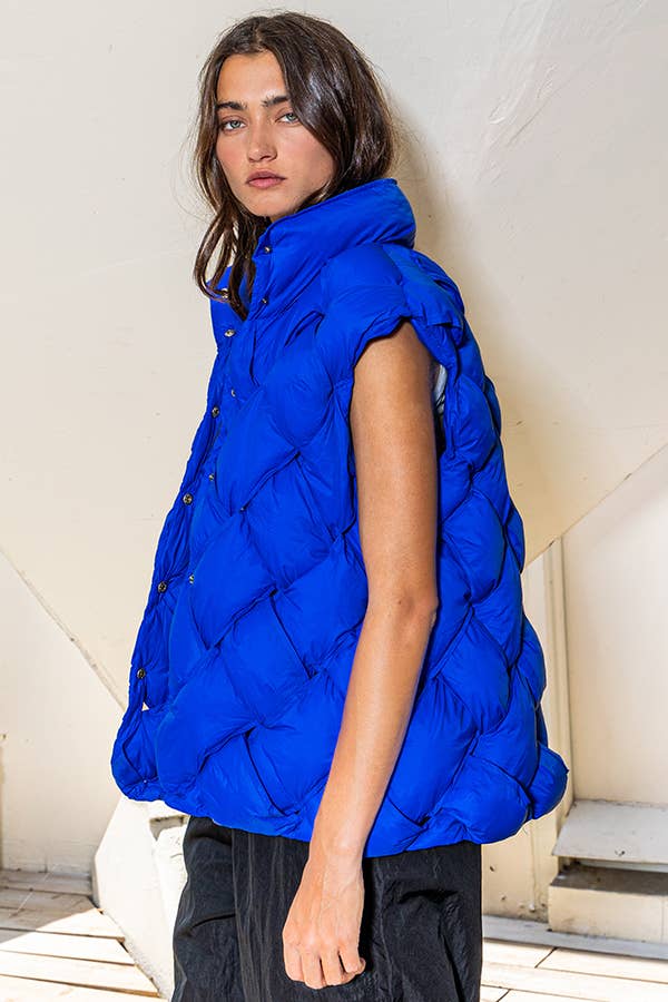 BUCKETLIST INC - Vente Veste sans manches – femme - Veste doudoune boutonnée IT204030