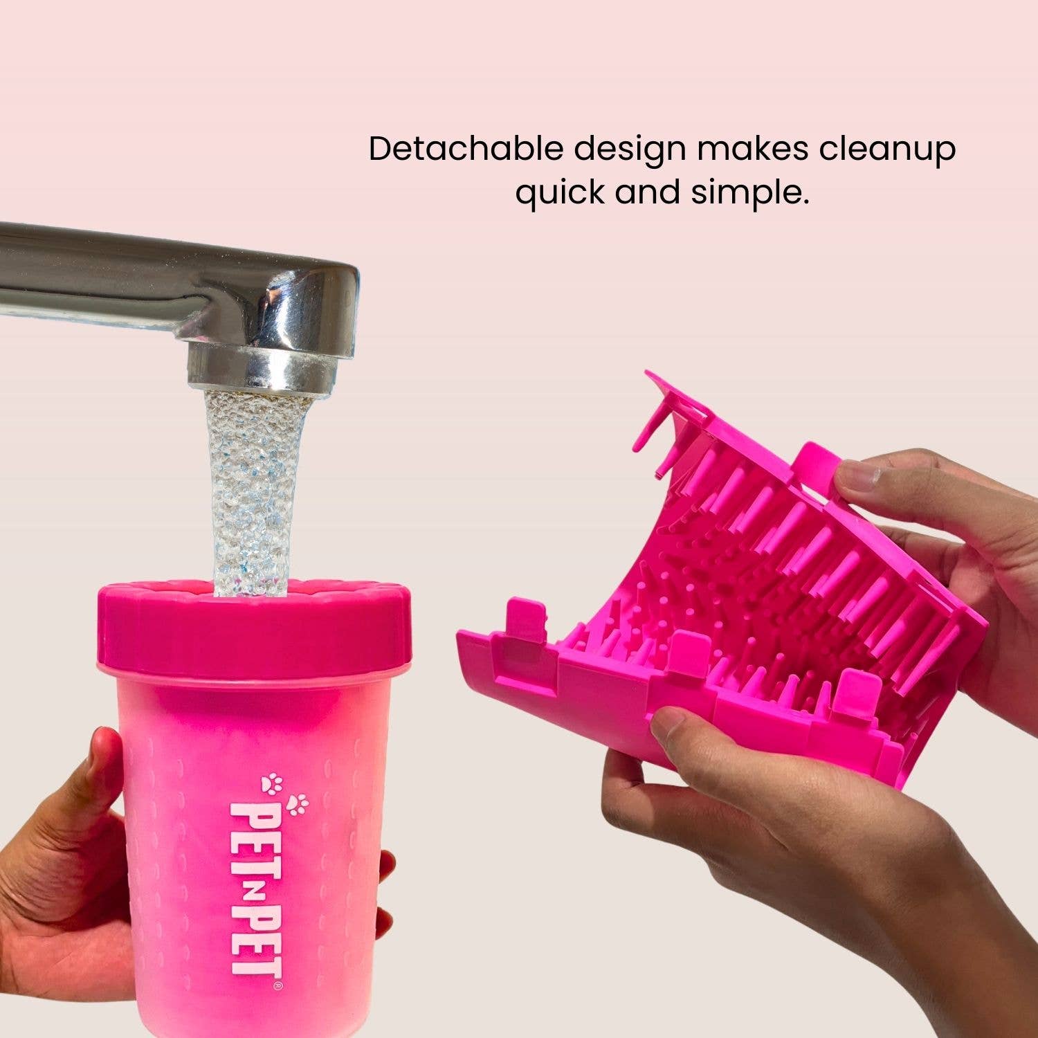 Pet N Pet - Vendita all'ingrosso Strumento per la toelettatura del pelo - Cani - Pulitore per Zampe Cane con Setole in Silicone4