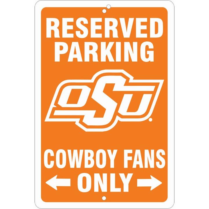 OK State Cowboy Fans - Piccoli cartelli di parcheggio per la vendita all'ingrosso da parte di Signs 4 Fun