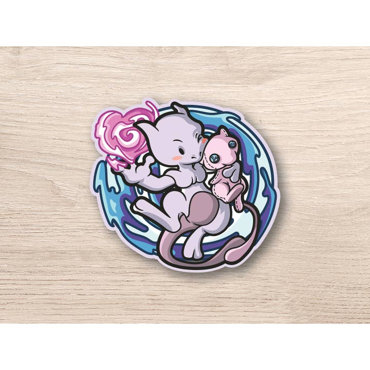 LynnzeeBB - Wholesale Sticker - Mewtwo Pokemon Vinyl Sticker