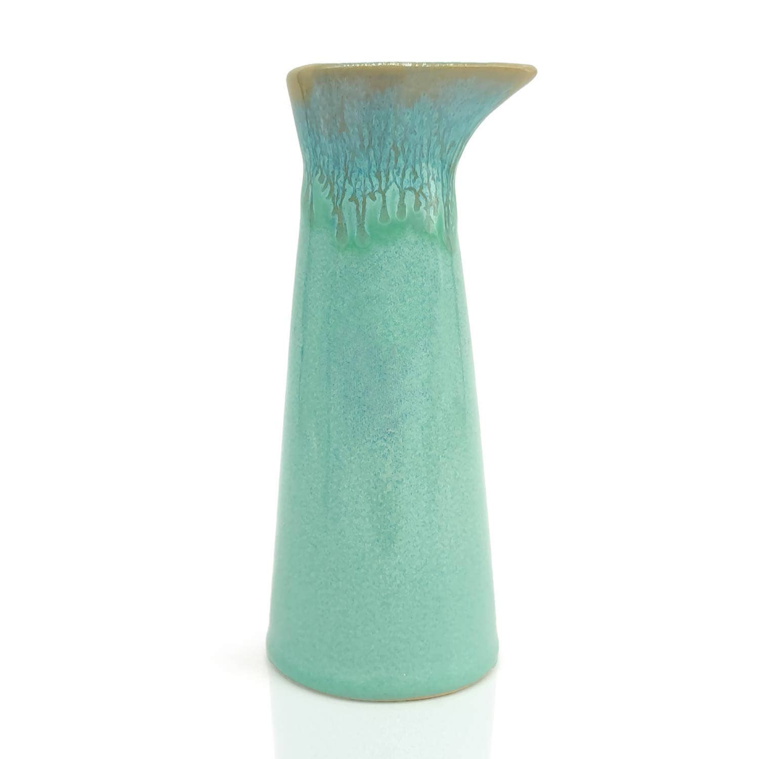 Mea-Living - Wholesale Milk/Juice Bottle - Stoneware milk jug "Heart" turquoise1