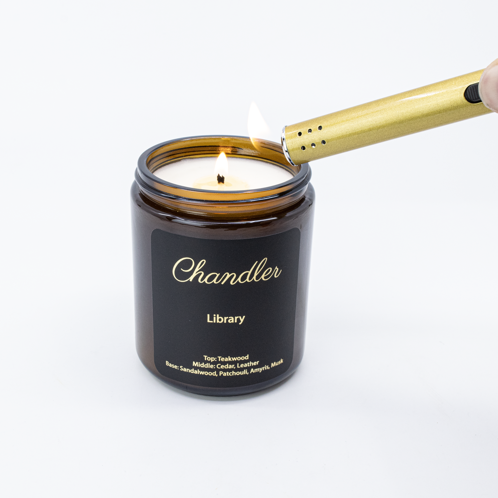 Chandler Studio - Vendita all'ingrosso Accendini - Accendino sottile ricaricabile a gas butano per candele5