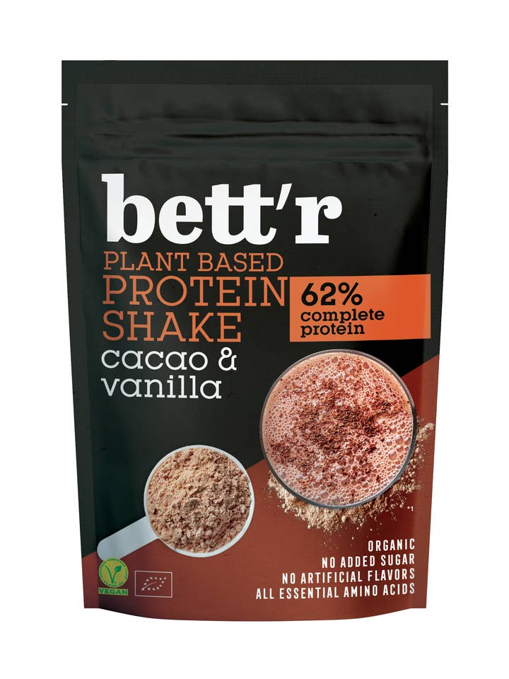 Protein Shake Cacao and Vanilla, With Erythritol, Bio for wholesale by Smart Organic