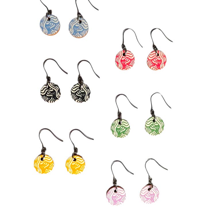 Orecchini Midi Color Aallokko per la vendita all'ingrosso da parte di Törmi Design