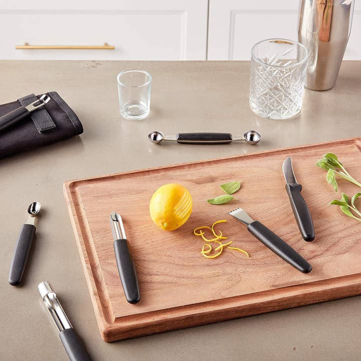 Barfly Mixology Gear & Mercer Culinary - Wholesale Kitchen Tool/Gadget - Mercer Culinary 8-Piece Garnishing Kit, Black3
